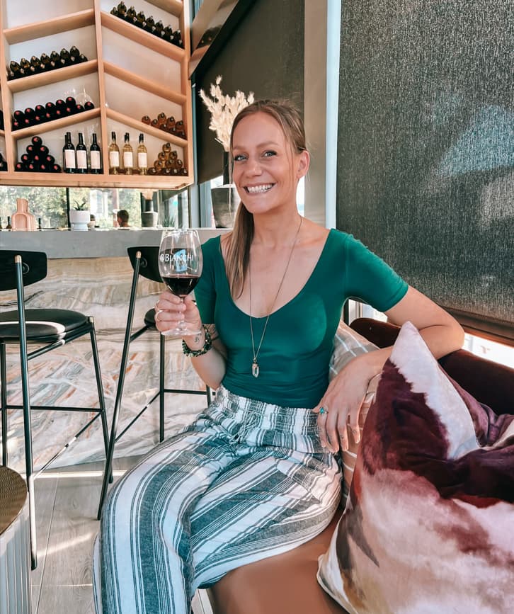 Wine tasting at Bianchi Tasting Room in Laguna Beach